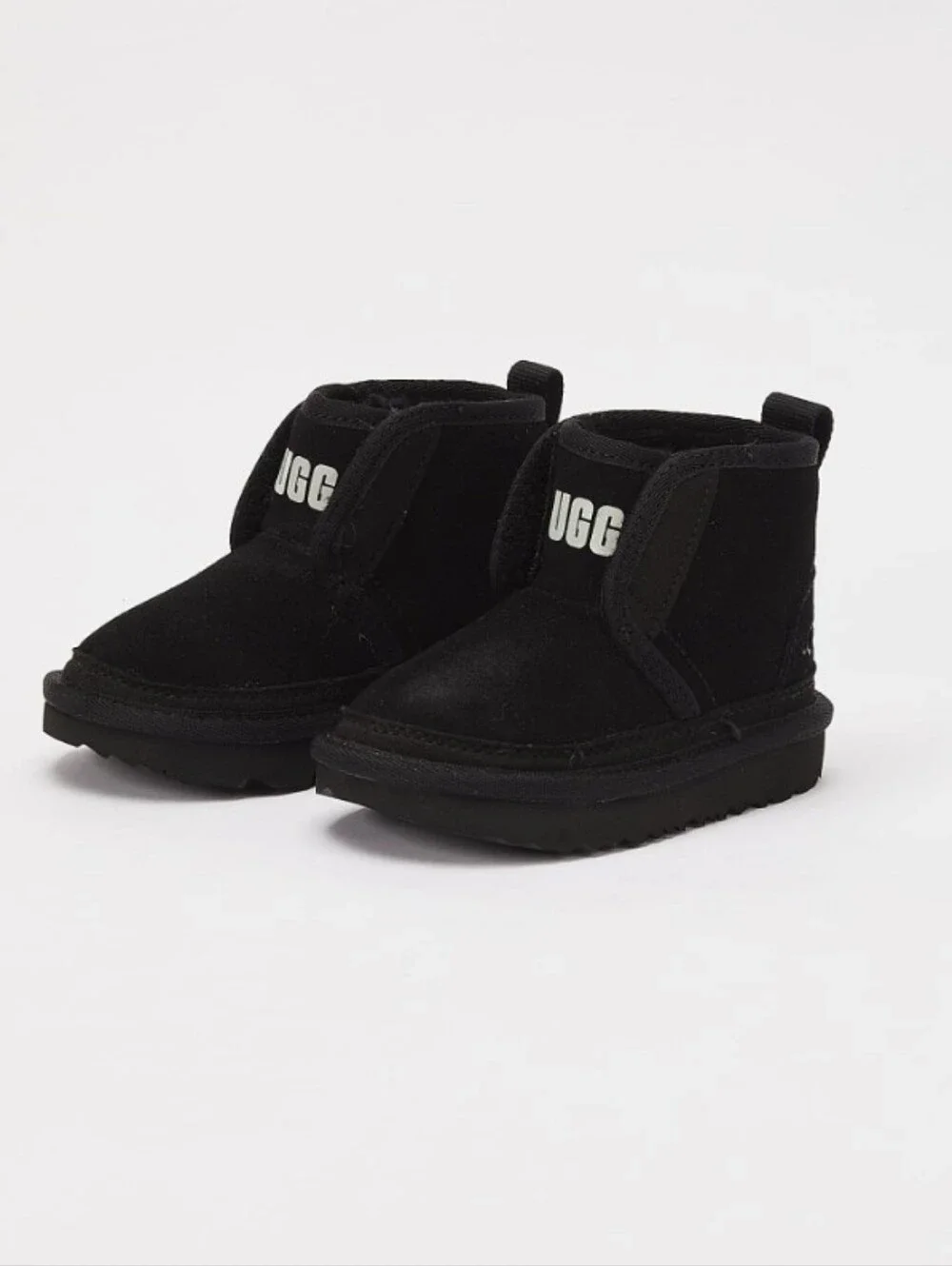 NWT UGG Boots. Neumel Little Kid Size 11 Black EZ On Velcro Warm Winter Boots